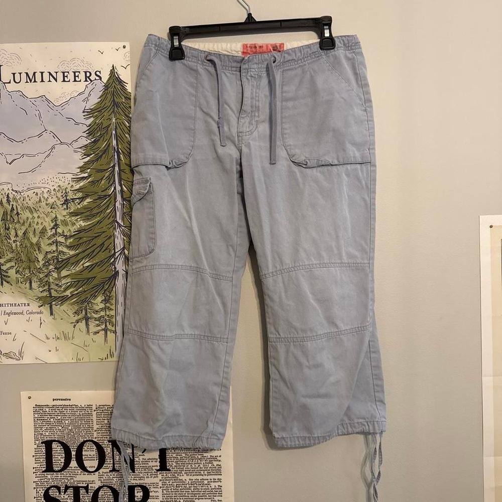 Mossimo Y2K Light Blue Utility Cargo Pants